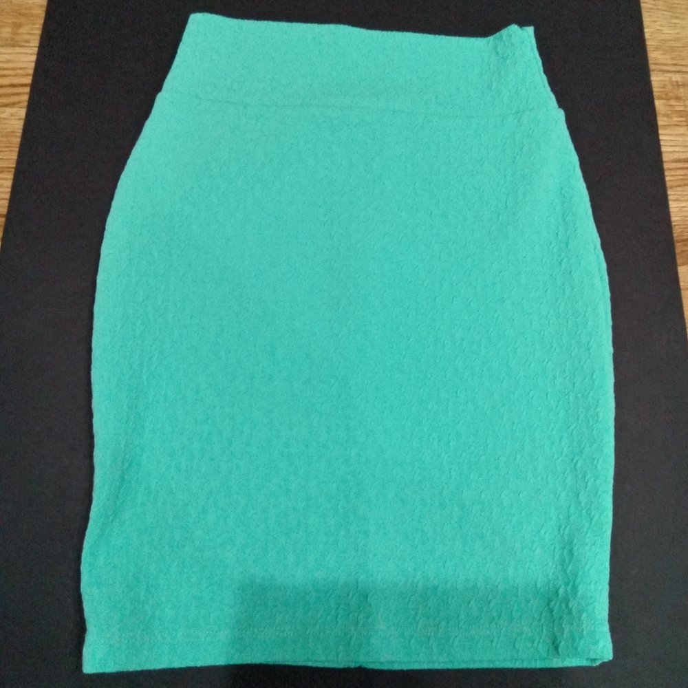 Teal Pencil Skirt
